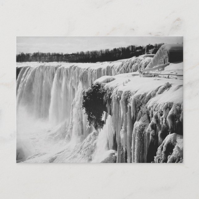 Postal de vintage Niagara Falls Scenercard (Anverso)