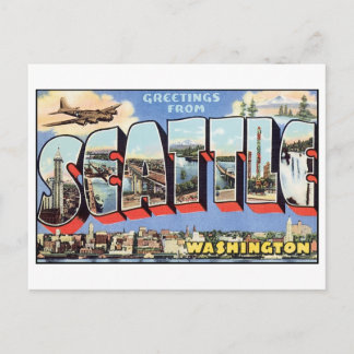 Postal de Vintage Seattle