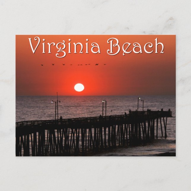 Postal de Virginia Beach (Anverso)