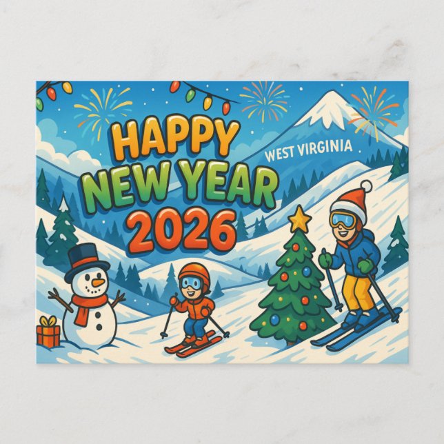 postal de VIRGINIA OCCIDENTAL (Anverso)