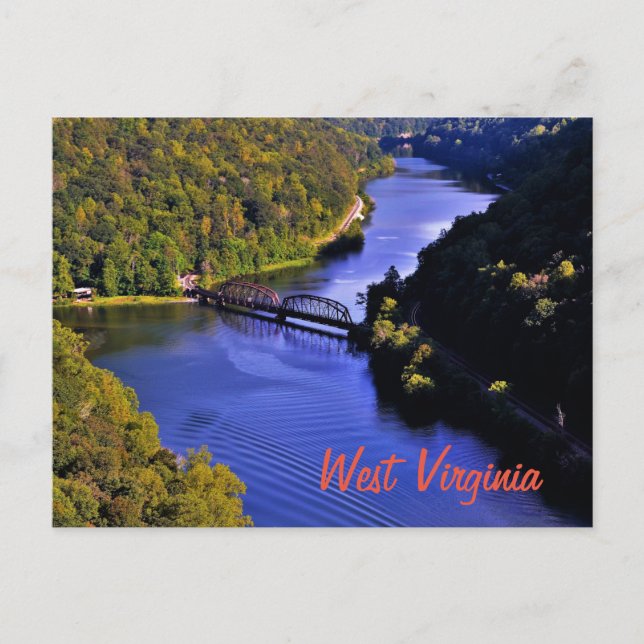Postal de Virginia Occidental (Anverso)