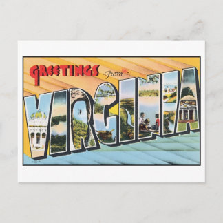 Postal de Virginia Vintage