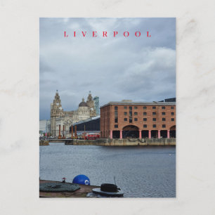 Postal de visión de Liverpool Albert Dock