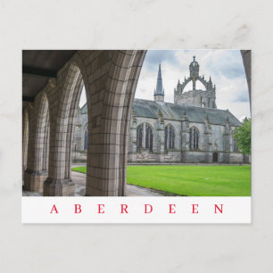 Postal de vista de Aberdeen King's College