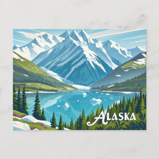 postal de vista de alaska