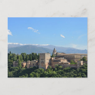 Postal de vista de Alhambra