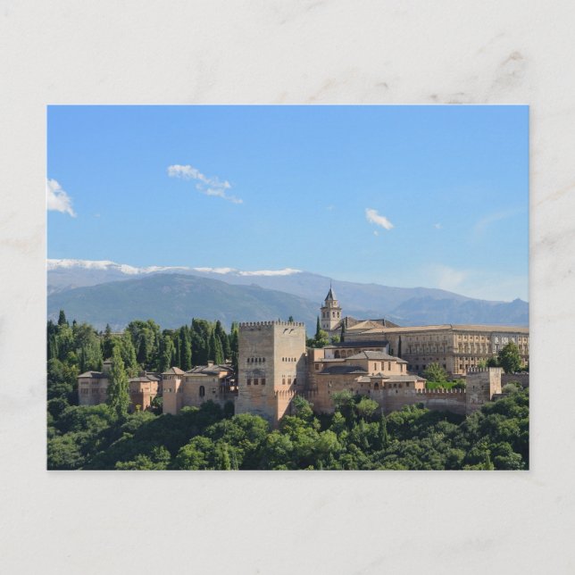 Postal de vista de Alhambra (Anverso)