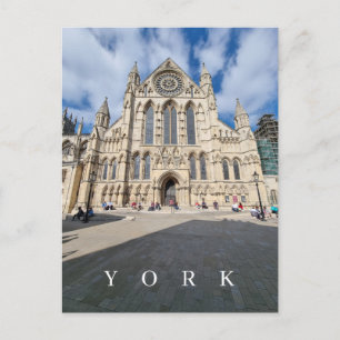 Postal de vista de la Catedral del Menor de York