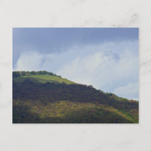 postal de vista de montaña