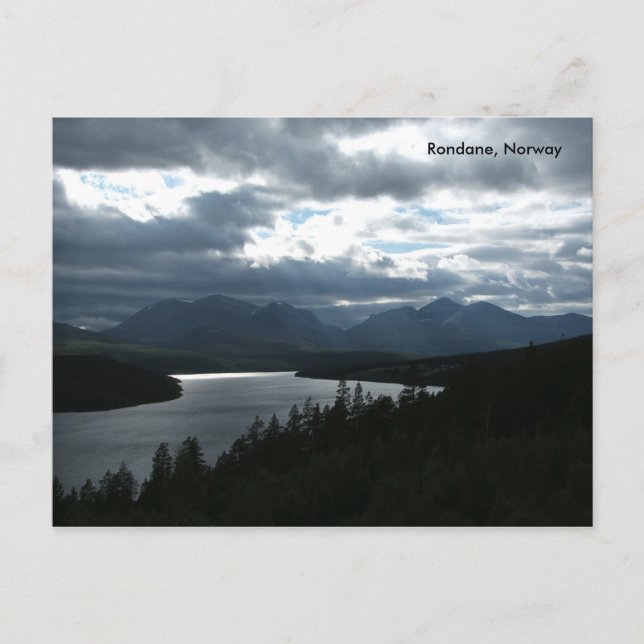 postal de vista de montaña #1 (Anverso)