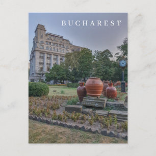 Postal de vista del parque Cismigiu de Bucharest