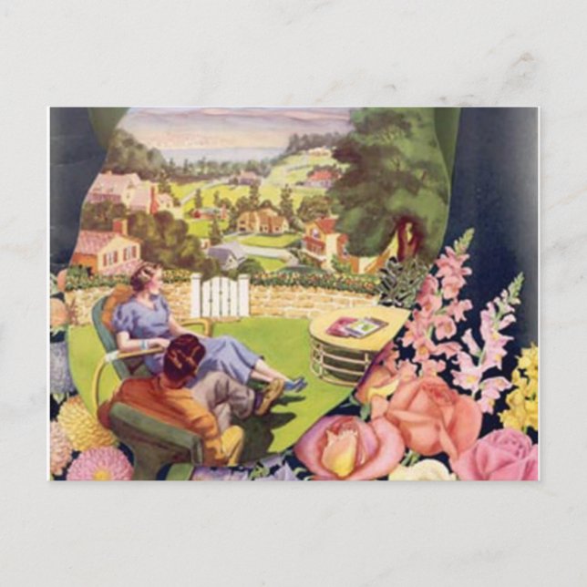 Postal de vistas de península (Anverso)