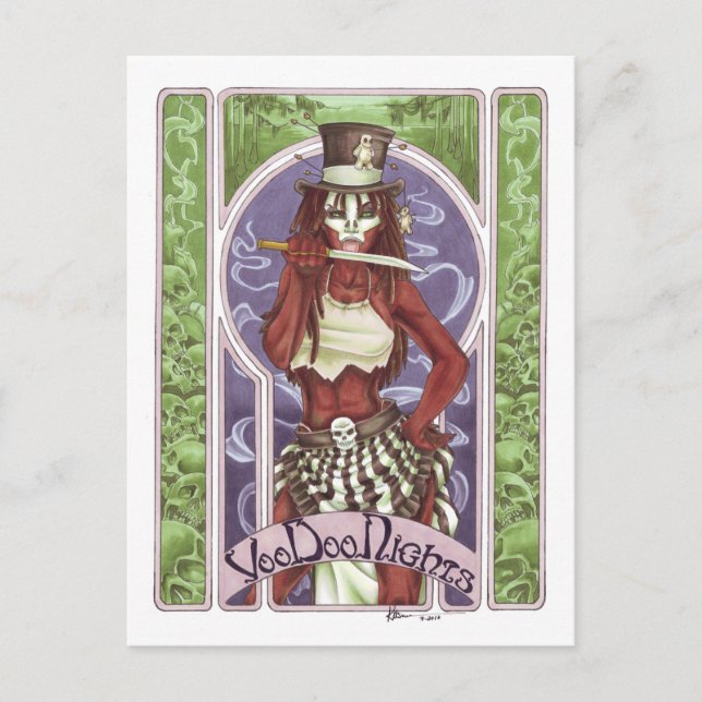 Postal de VooDoo Nights (Anverso)