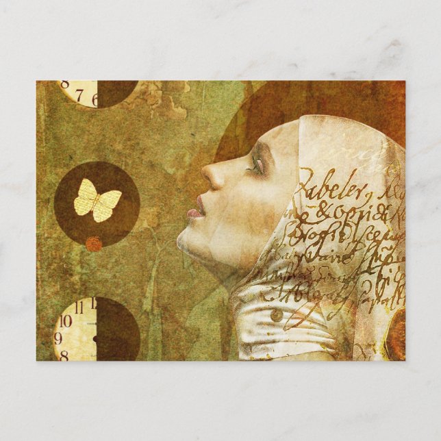 Postal de vuelos horarios (Anverso)