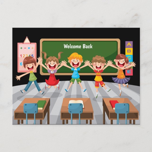 Postal De vuelta a la escuela (Anverso)