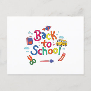 Postal De vuelta a la escuela