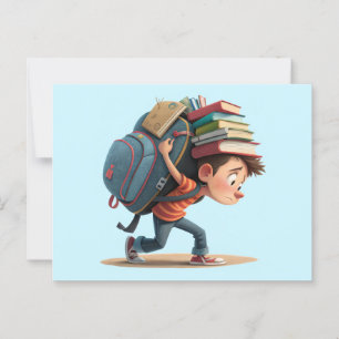 Postal De vuelta a la escuela
