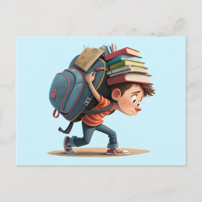 Postal De vuelta a la escuela (Anverso)