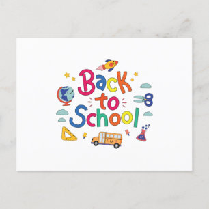 Postal De vuelta a la escuela