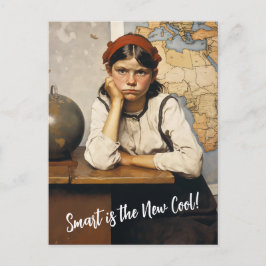 Postal De vuelta a la escuela estilo de los dibujos de No