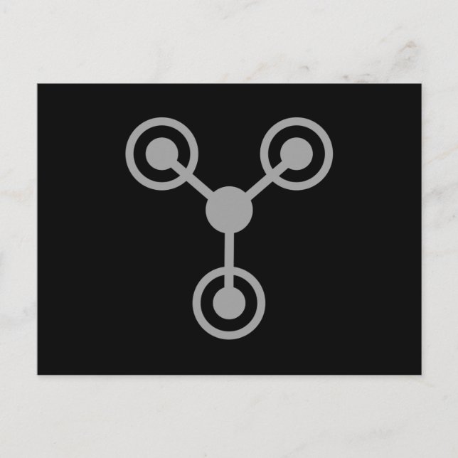 Postal De vuelta a los años 80 por máquina de viajes de t (Anverso)