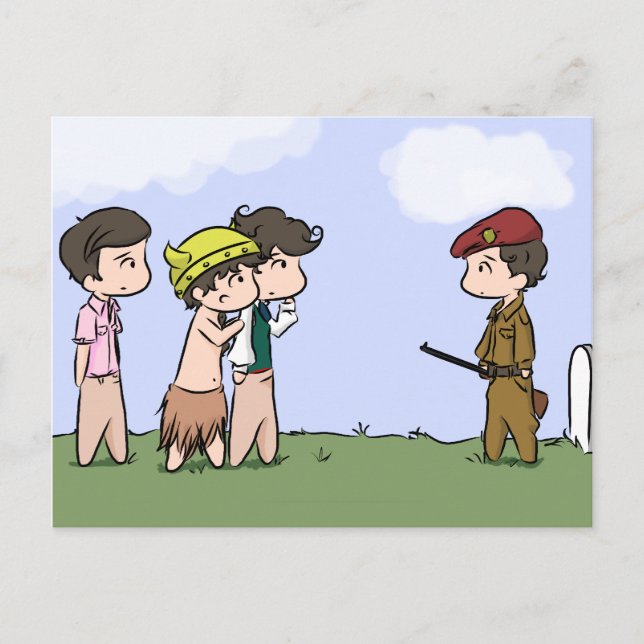 Postal de Wandering Tinies (Anverso)