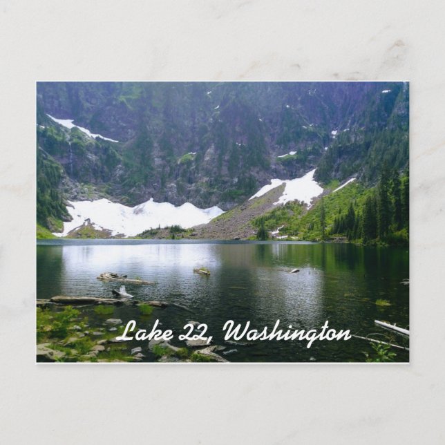 Postal de Washington en el lago 22 (Anverso)