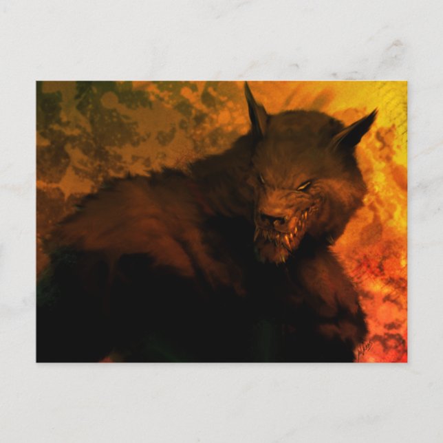 Postal de Werewolf bust (Anverso)