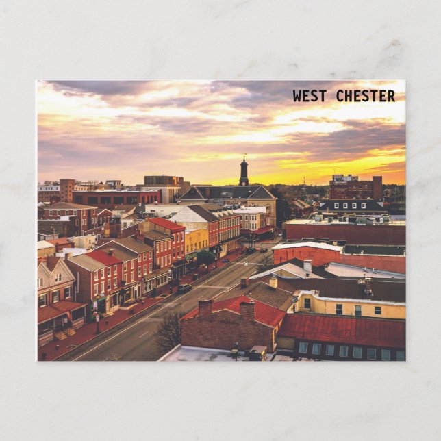 postal de West Chester Sunrise (Anverso)
