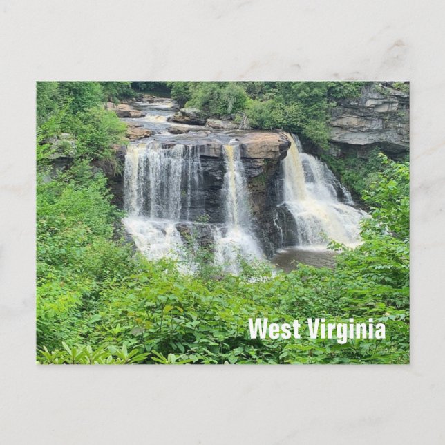 Postal de West Virginia - Blackwater Falls (Anverso)