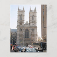 postal de Westminster Abbey London Reino Unido