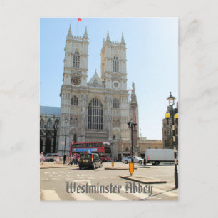 postal de Westminster Abbey London Reino Unido