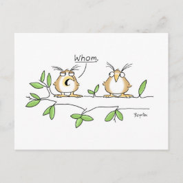 postal de WHOM por Sandra Boynton