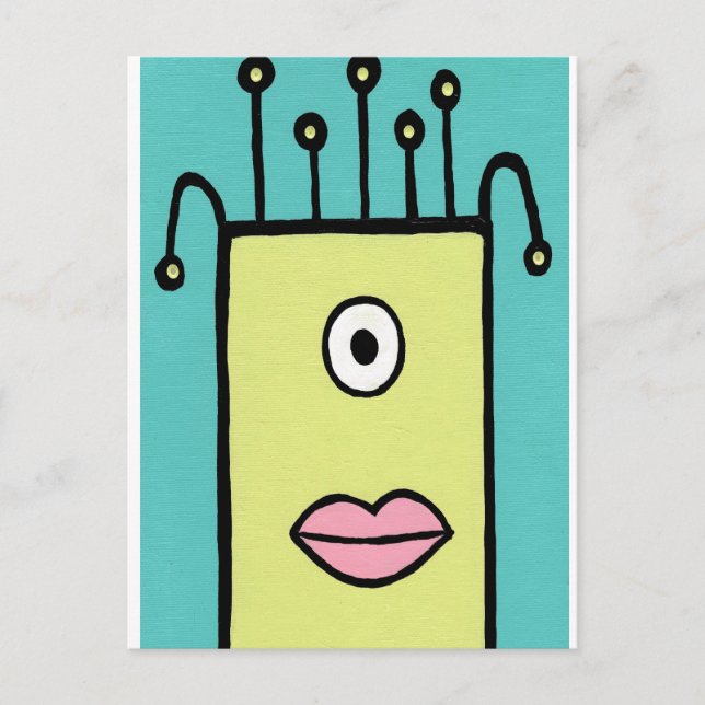 Postal de Wilhemina (Anverso)