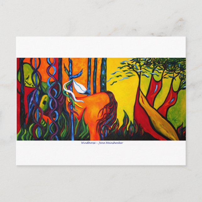 POSTAL de Windhorse (Anverso)