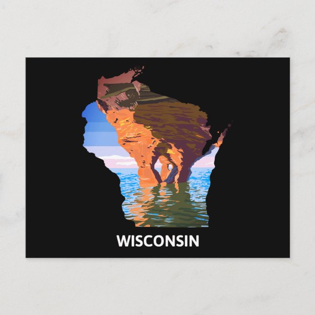 Postal de Wisconsin (Anverso)
