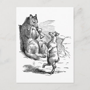 Postal de "Wolf and Goat Duet"