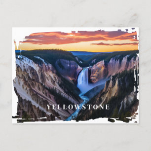 Postal de Yellowstone cae