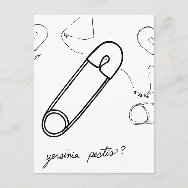 Postal de Yersinia Pestis (Anverso)