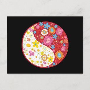 Postal de Yin Yang Flowcard