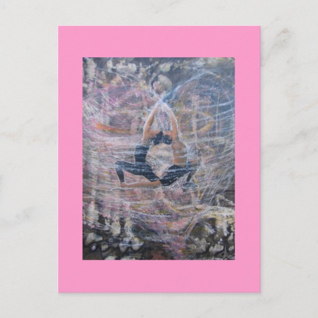Postal de yoga (Anverso)