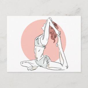 Postal de Yoga Woman