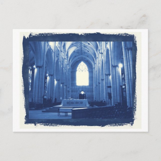 Postal de York Minster (Anverso)