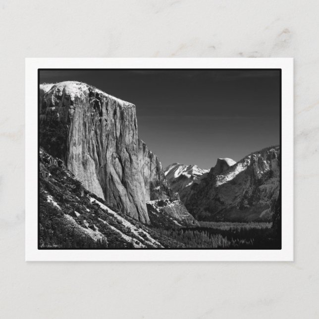 Postal de Yosemite Valley (Anverso)