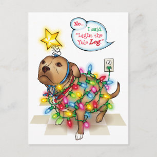 Postal de Yule Dog