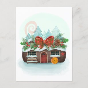Postal de Yule Log House