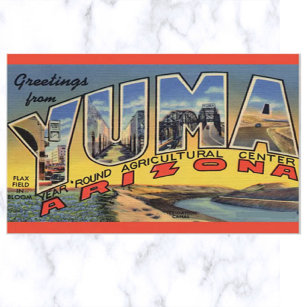 Postal de Yuma Arizona