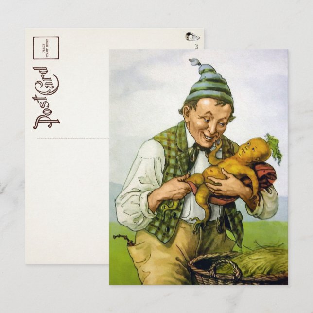 Postal de zanja para bebés de Victoria  (Anverso / Reverso)