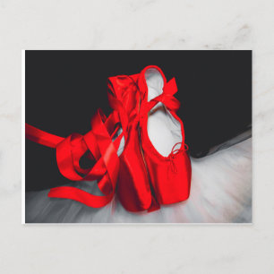 Postal de zapatos de ballet