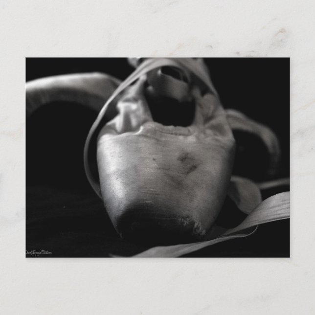 Postal de zapatos Grunge Pointe (Ballet) (Anverso)